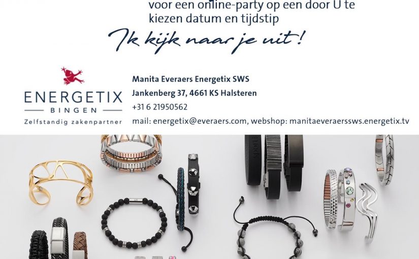 Manita Everaers – Lindhout: “ENERGETIX sieraden zijn een streling voor het oog en een heling voor het lichaam!”